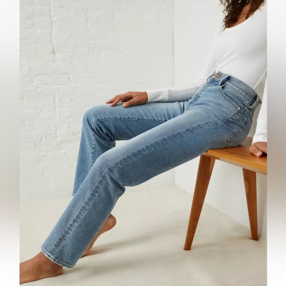 SOLD OUT ONLINE UpWest Vintage Hi Rise High Waisted Straight-Leg Denim cult fave